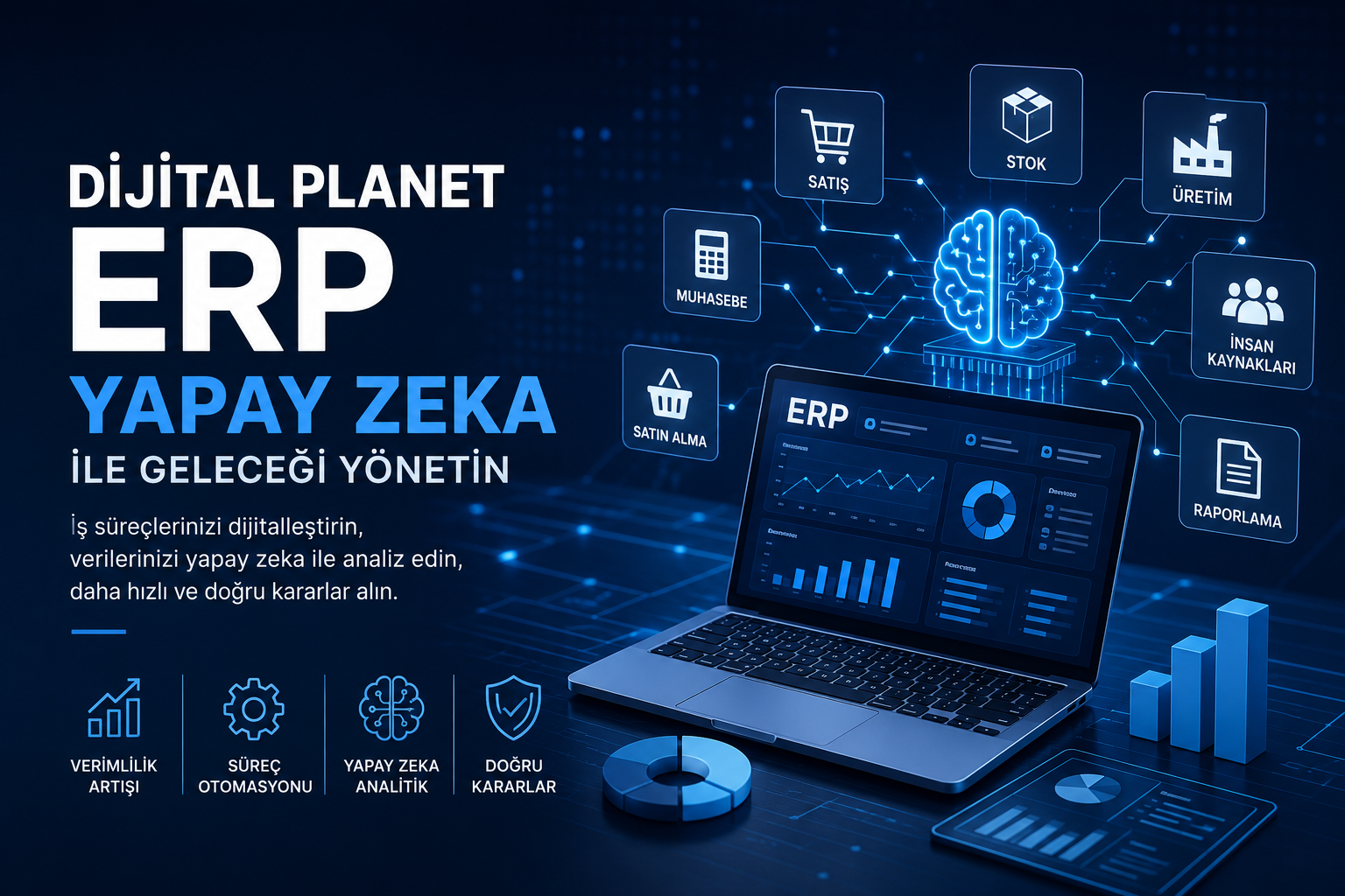 Dijital Planet ERP ve yapay zeka çözümleri